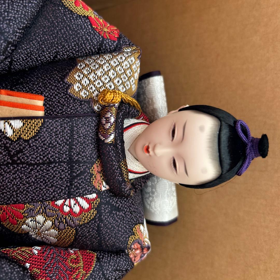 雛人形　桜の花装飾 木製台