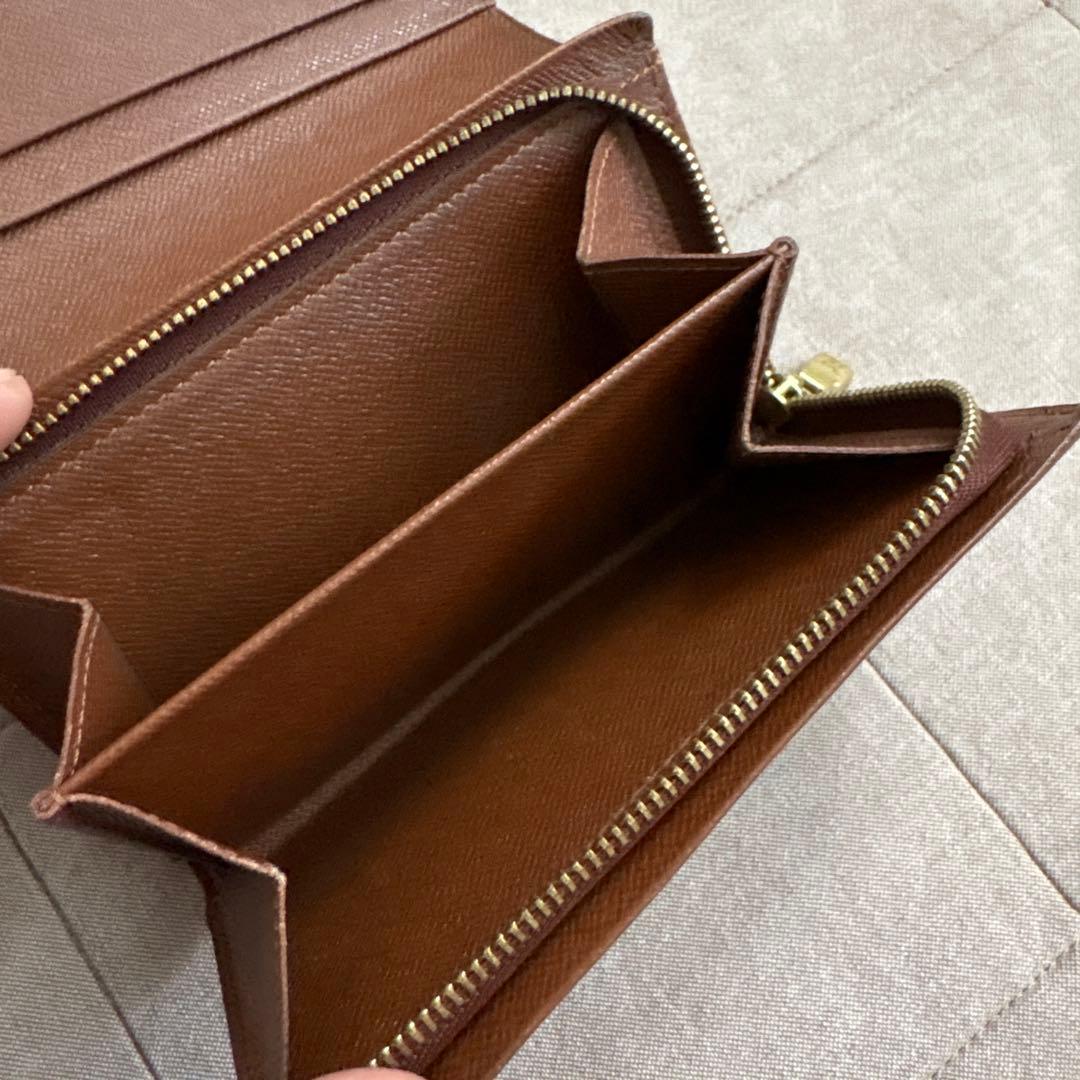 LOUIS VUITTON ポルト・モネ・ビエ　トレゾール　L字ファスナー