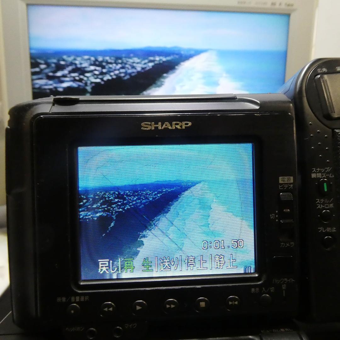 動作良好　Video.Hi8 シャープVL-HL3 8ミリビデオカメラDVD化に