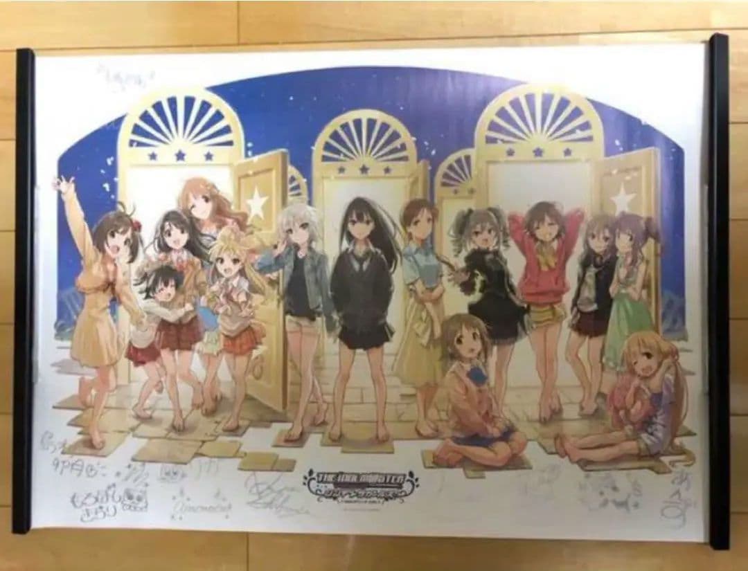 【非売品】アイドルマスター シンデレラガールズ 声優 複製サイン入り ポスター