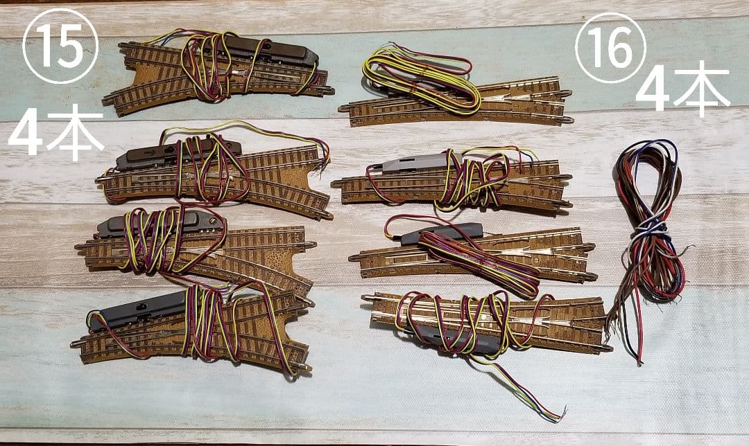 nゲージ　鉄道模型　線路　レール77本含む　ポイントコントロールボックス　橋