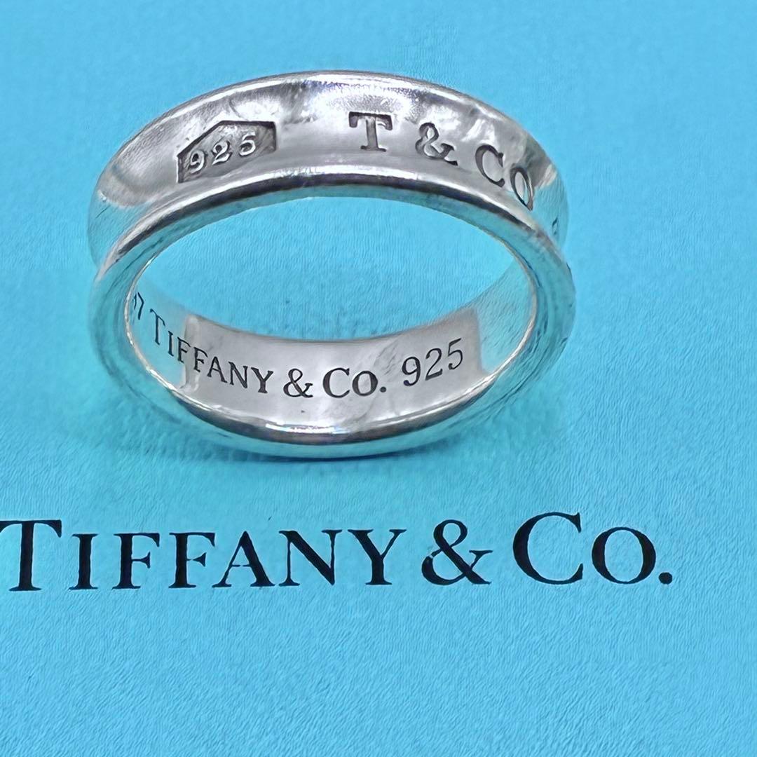 【大きいサイズ】ティファニー 20号 ナローリング シルバー 指輪　美品