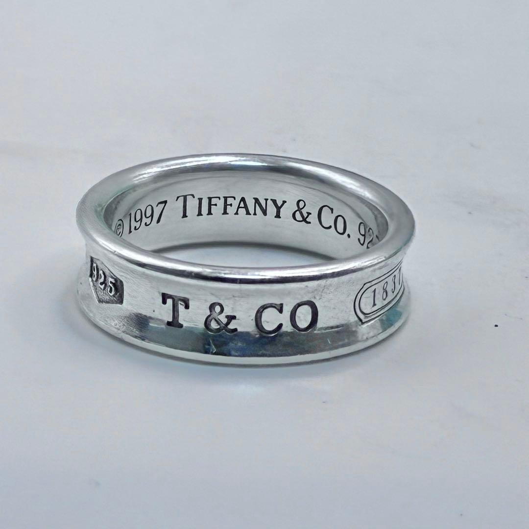 【大きいサイズ】ティファニー 20号 ナローリング シルバー 指輪　美品