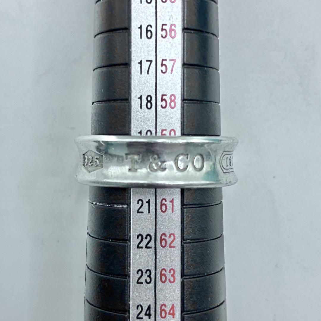 【大きいサイズ】ティファニー 20号 ナローリング シルバー 指輪　美品