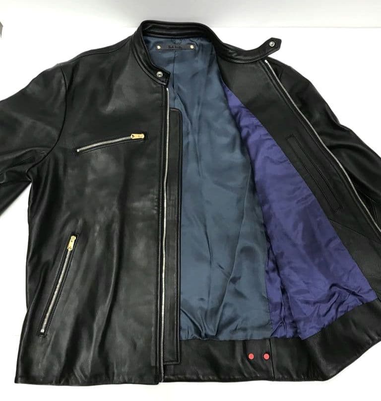 Paul Smith　ラムレザー シングルライダース　67250430M02S