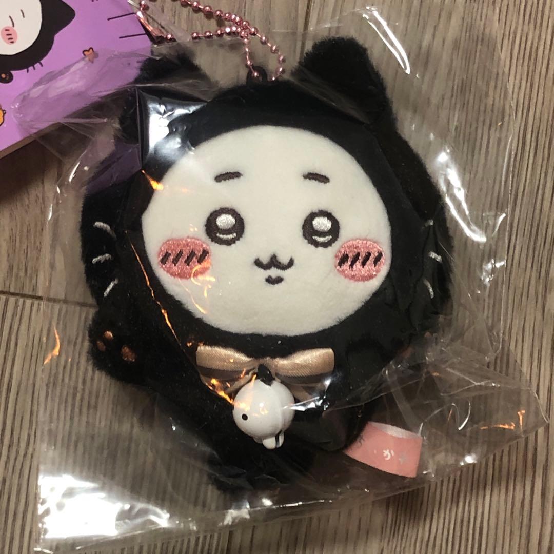 ちいかわ 黒猫のマスコット うさぎ ハロウィン　ハチワレ ぬいぐるみ セット