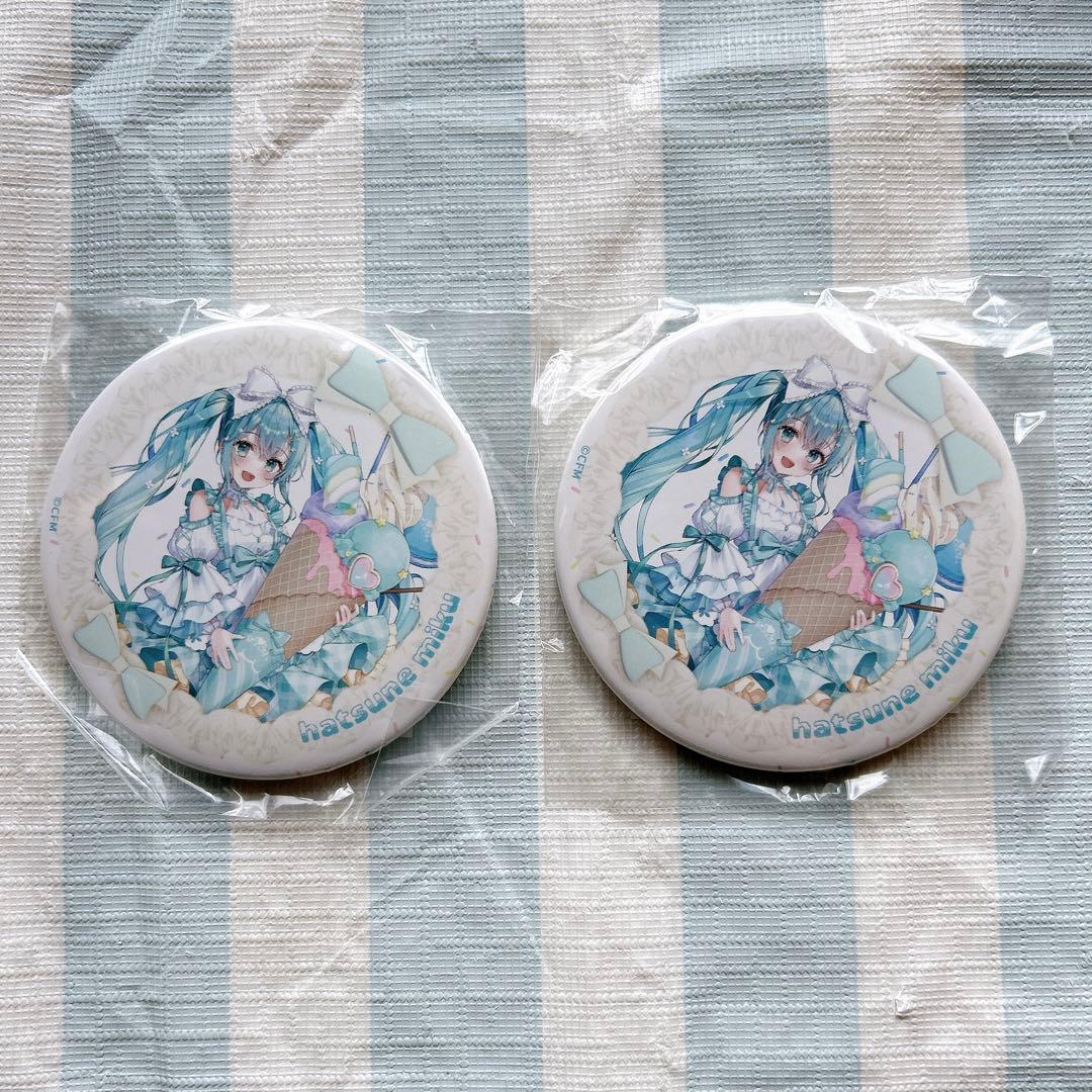 楽天コレクション 初音ミク C賞アクリルスタンド　E賞缶バッチグリッター16th