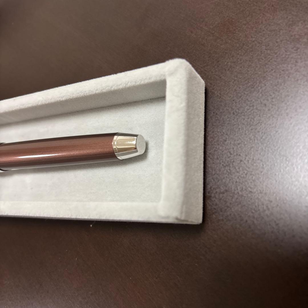 パイロット　エラボー　金属軸　ブラウン　万年筆 中字軟