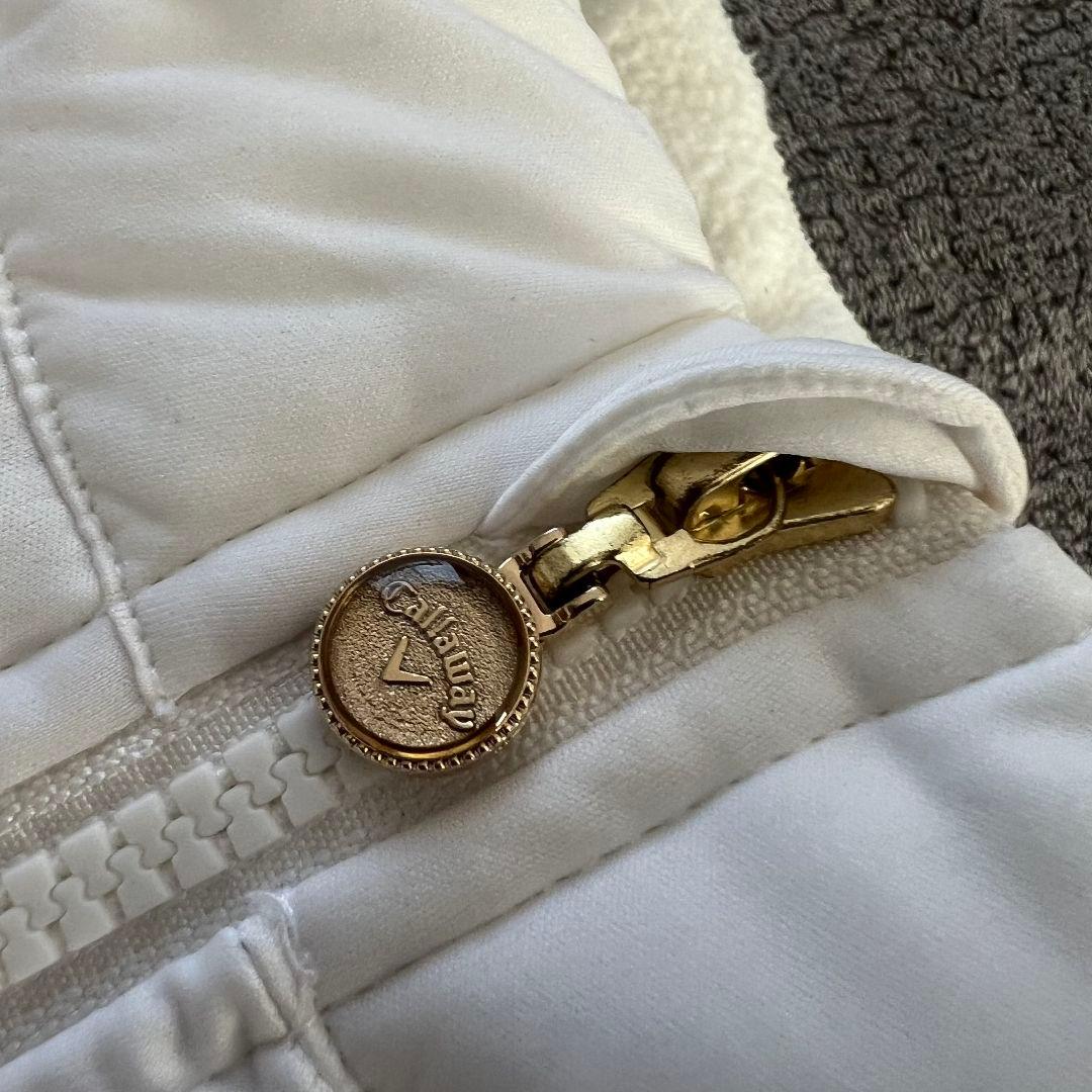 Callaway キャロウェイ　ダウンジャケット　白　ゴルフ　レディース　L