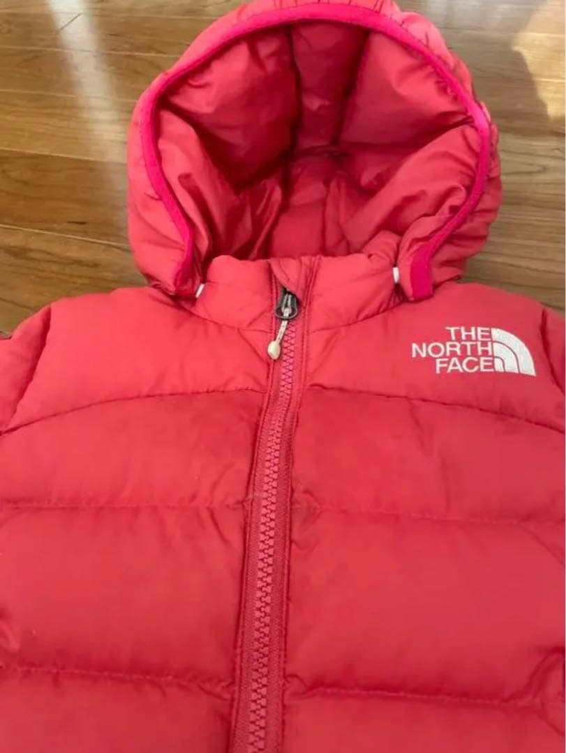 ノースフェイス　アコンカグアフーディ　ダウン　ピンク　80