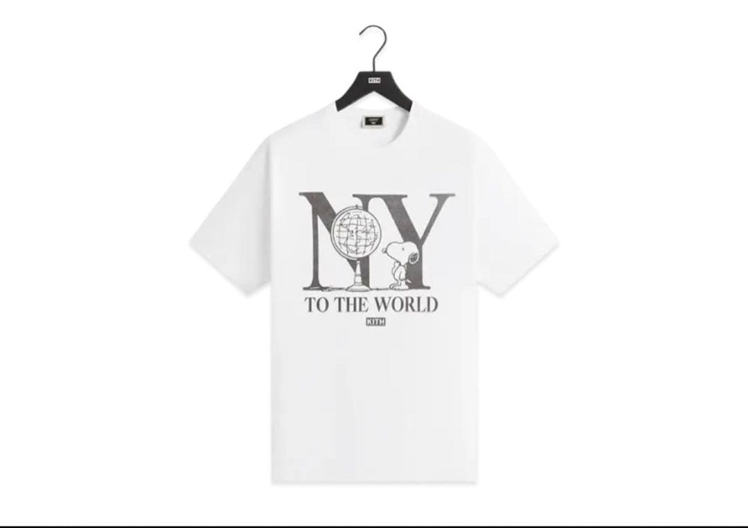 Kith for Peanuts NY TO THE WORLD Tシャツ