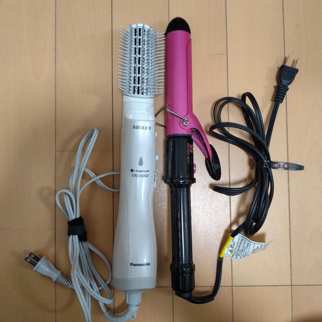 Panasonic ブラシヘアアイロン&VidalSassoon カールアイロン