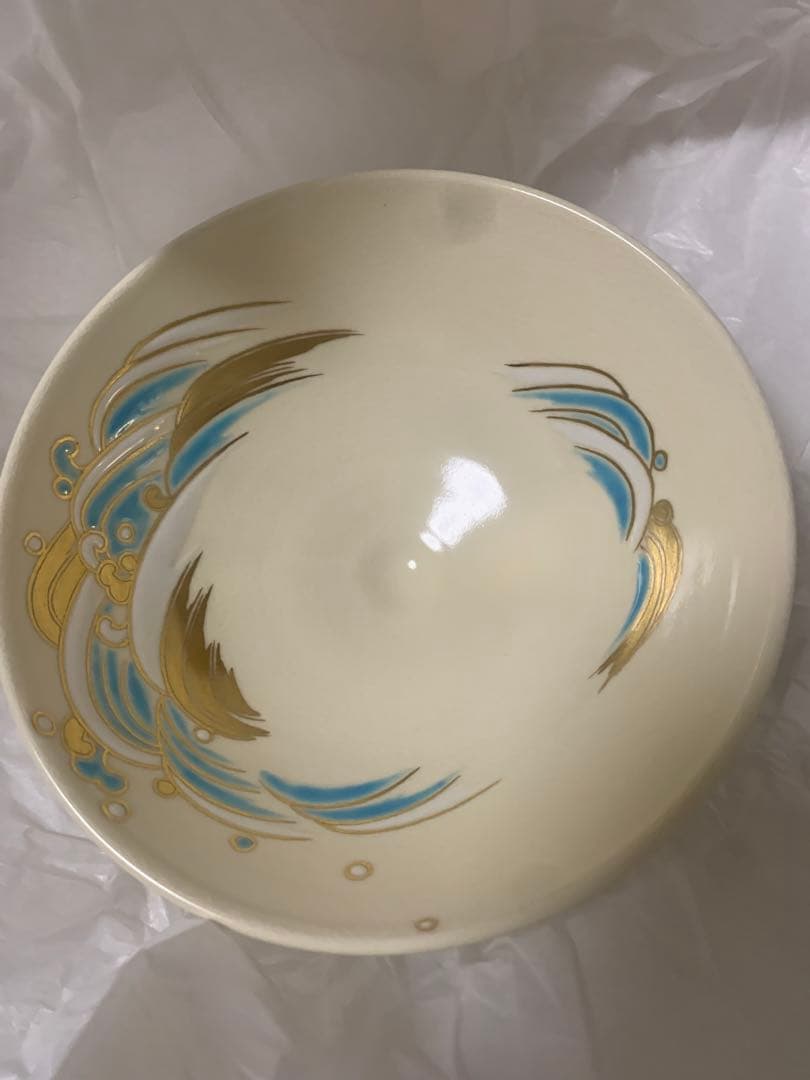 抹茶平茶碗　田中方円