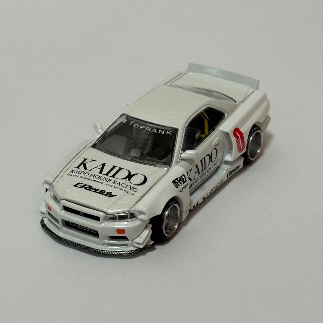 ミニカー KAIDO HOUSE Nissan Skyline GT-R (R34)