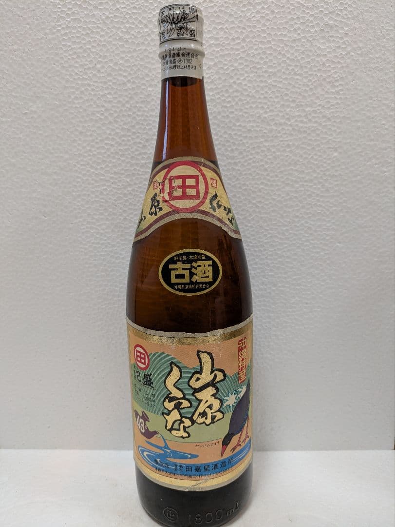 【旧ラベル】本場泡盛 田嘉里酒造所 山原くいな 43度 古酒