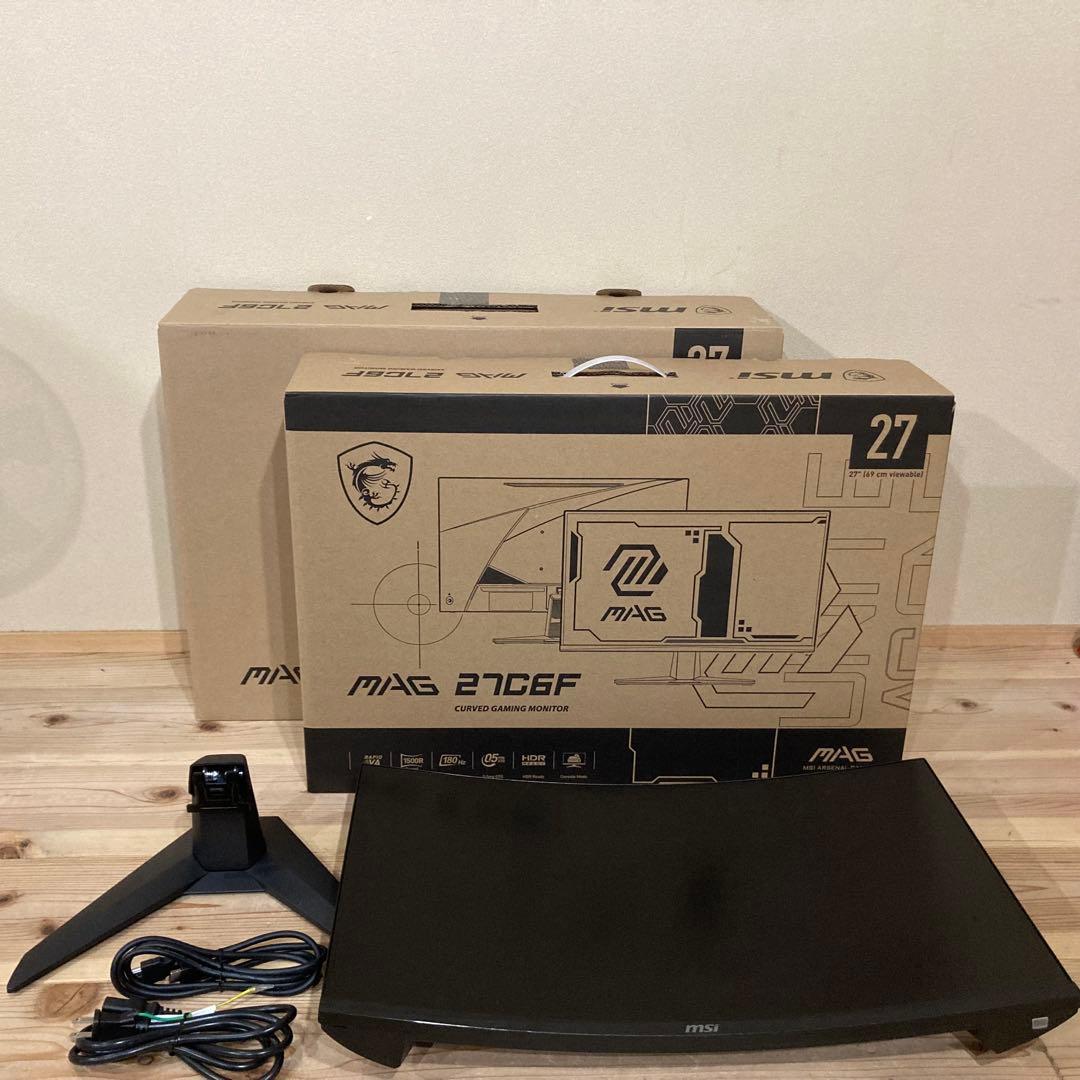 MSI MAG-27C6F ゲーミングディスプレイ 180hz