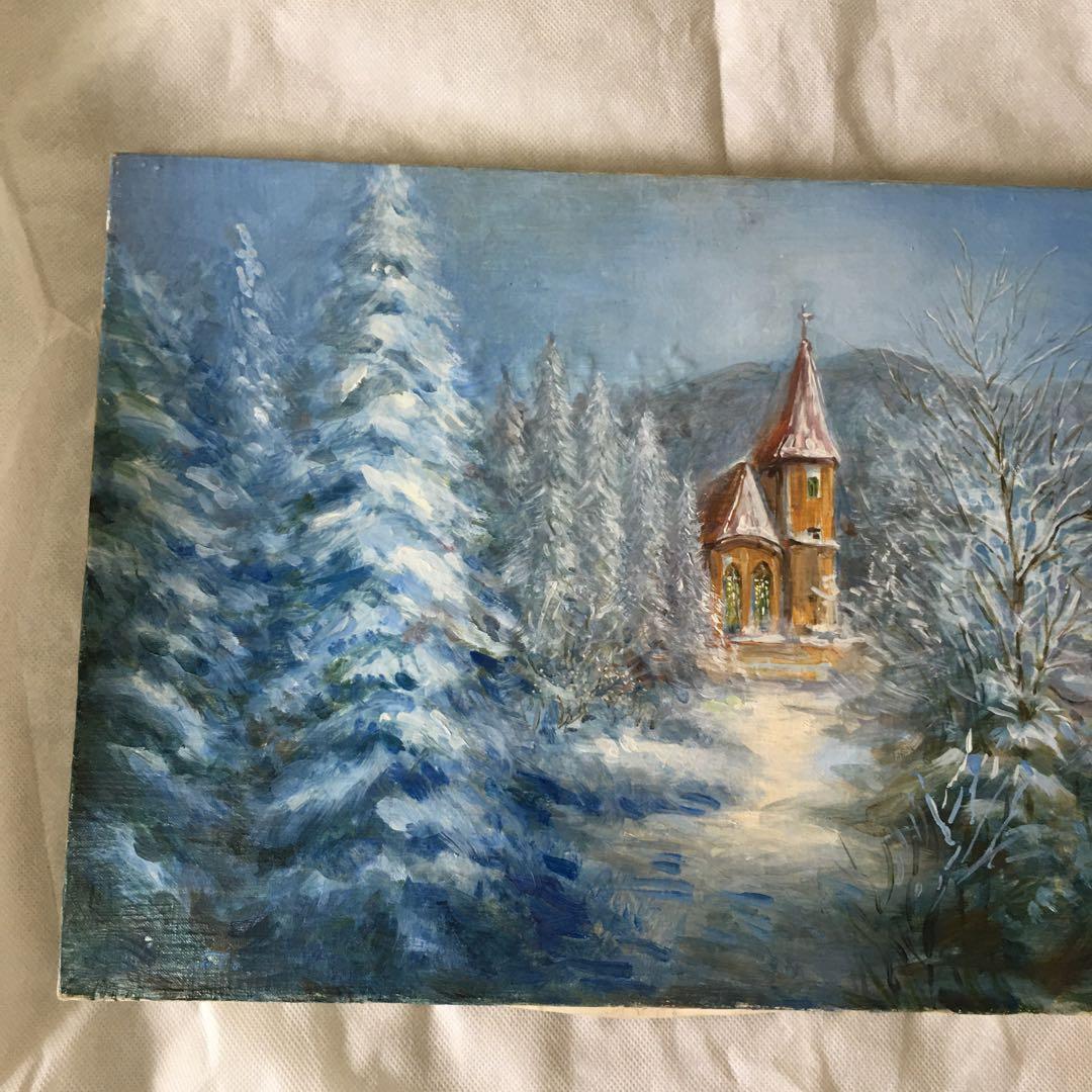 油絵手描き作品