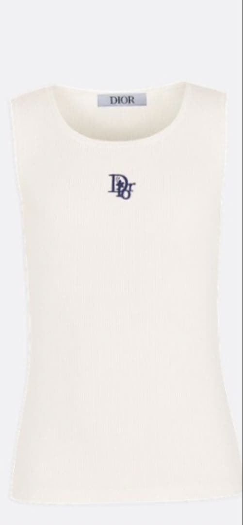 Dior アイボリー タンクトップ 13A