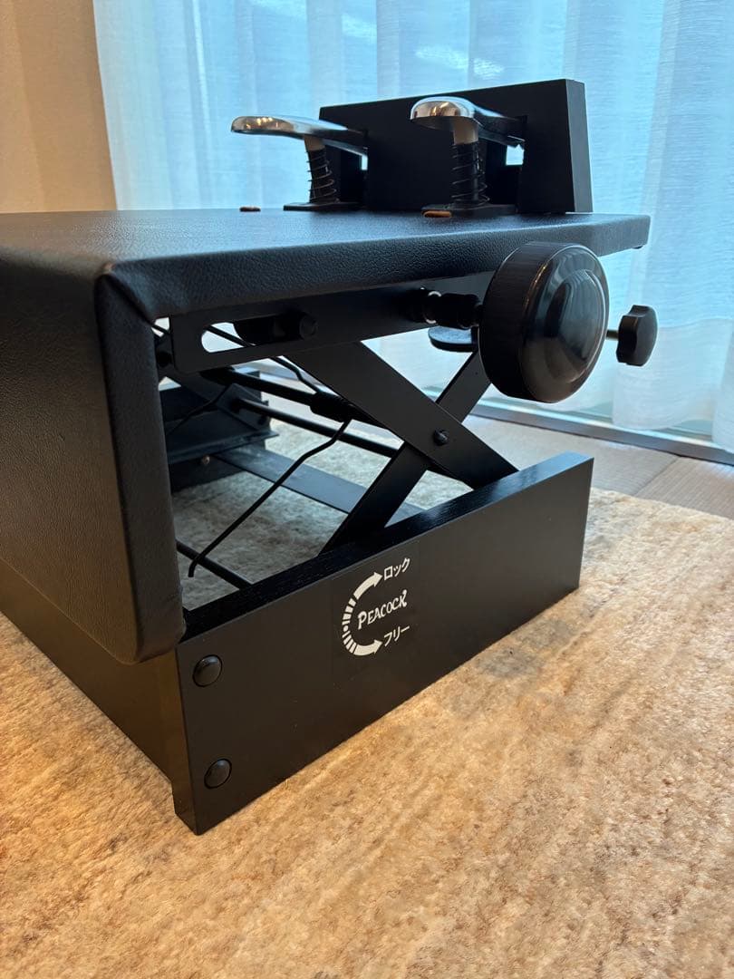 ピアノ用踏み台 吉澤 PEACOCK 高さ調整