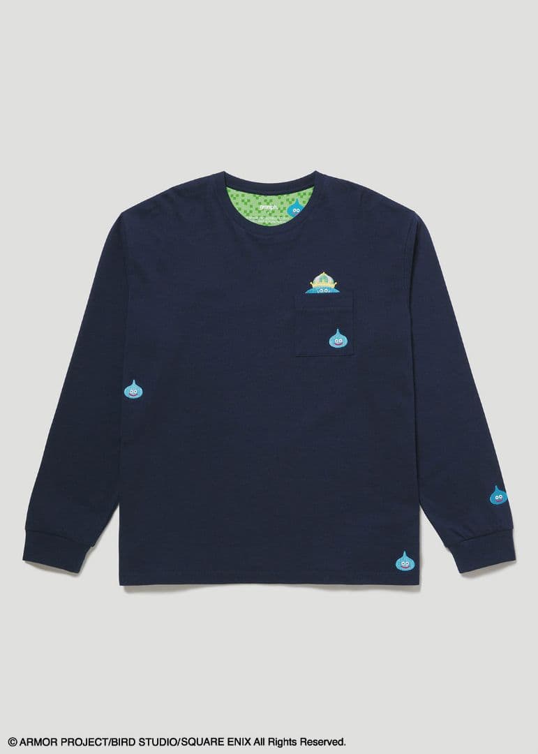 グラニフ ドラゴンクエスト ホイミスライム トートバッグ 長袖 XLサイズ