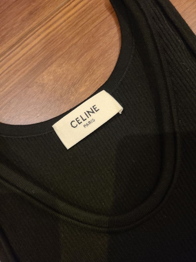 本日中rio様 正規品　CELINE セリーヌ タンクトップ ブラック