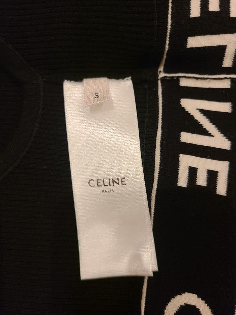 本日中rio様 正規品　CELINE セリーヌ タンクトップ ブラック