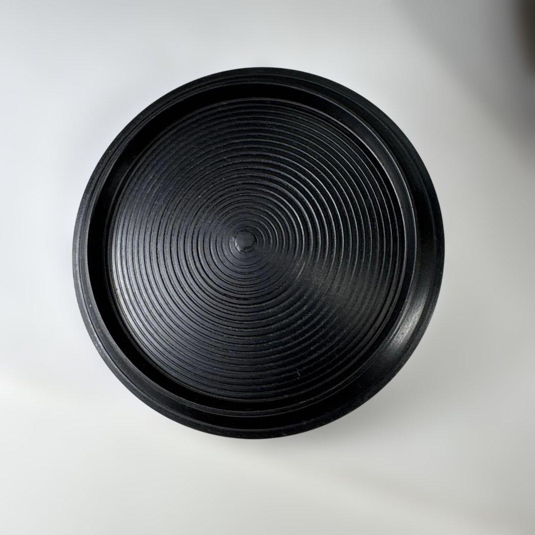 【中古品】あじろ鉄　焼抜風炉用　棗釜（紙箱）USED〈税込・送料込〉