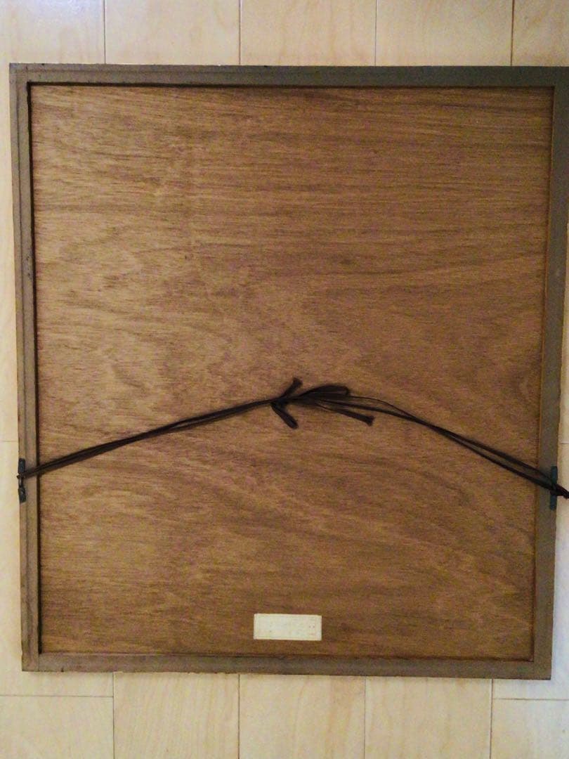 ◉真作保証◉洋画家 芝田米三◉バラを持つ少女◉70×62cm◉￼リトグラフ◉