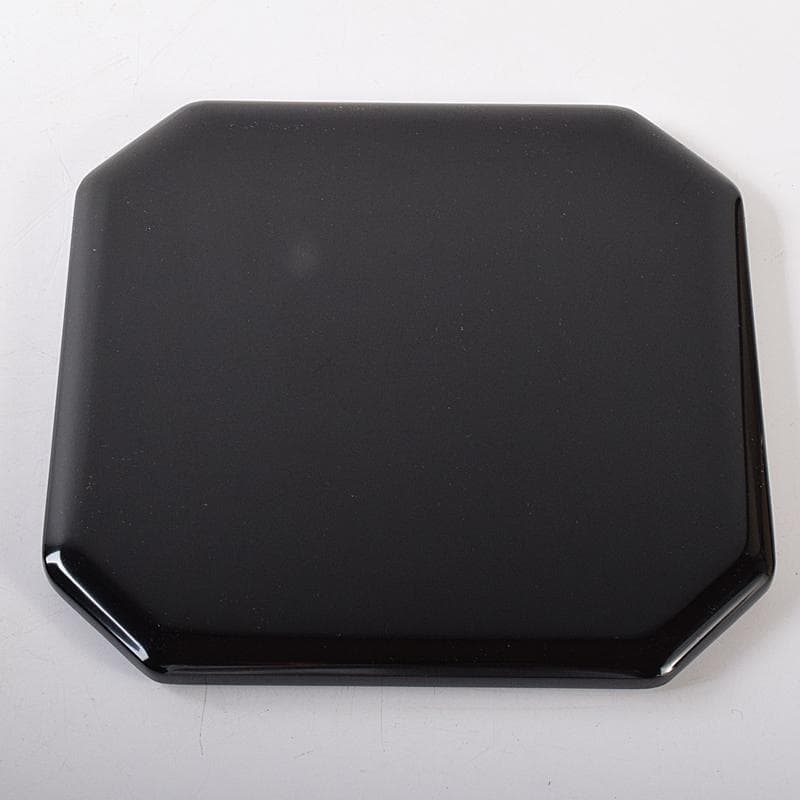 茶道具　木製本漆塗　黒真塗　五段縁高重　弁当箱　V　R8335B