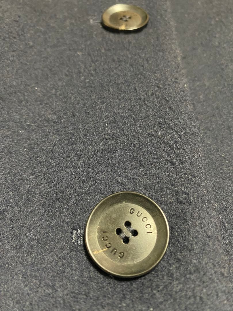 美品⭐︎【GUCCI 】チェスターコート ネイビー 36