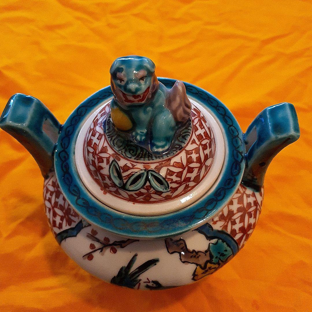 九谷焼　九谷陶泉　香炉共箱つき