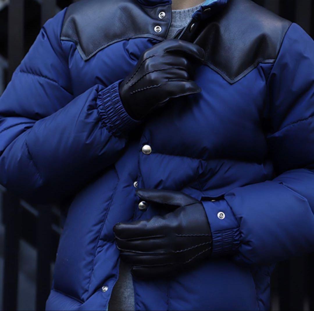 新品未使用 イングランド製 DENTS デンツ ラビットファー レザーグローブ