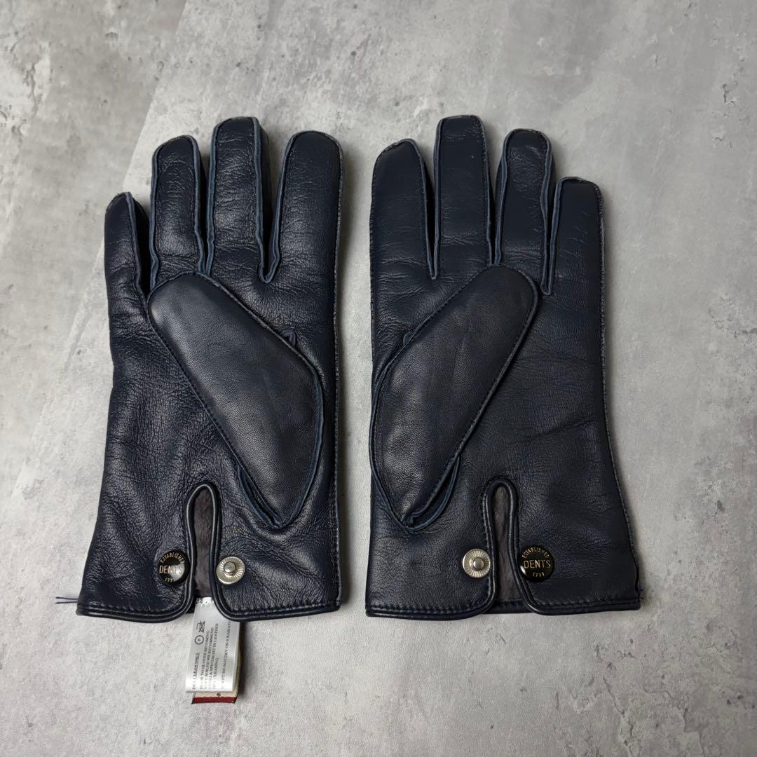 新品未使用 イングランド製 DENTS デンツ ラビットファー レザーグローブ