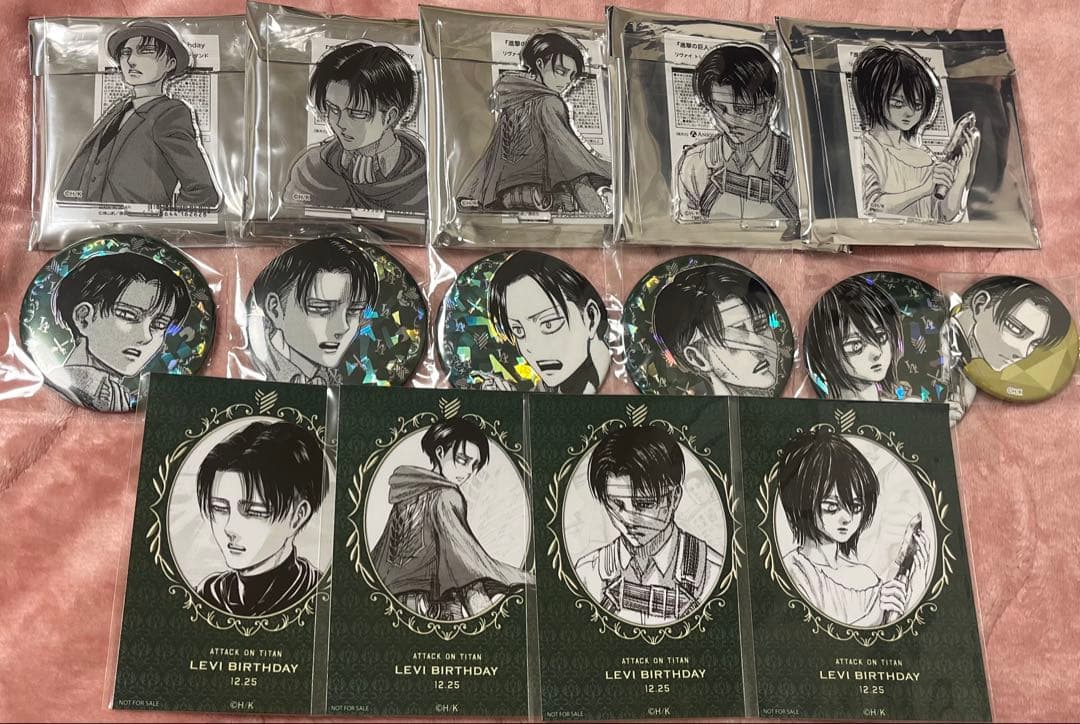 進撃の巨人 Anique リヴァイ バースデーグッズまとめ