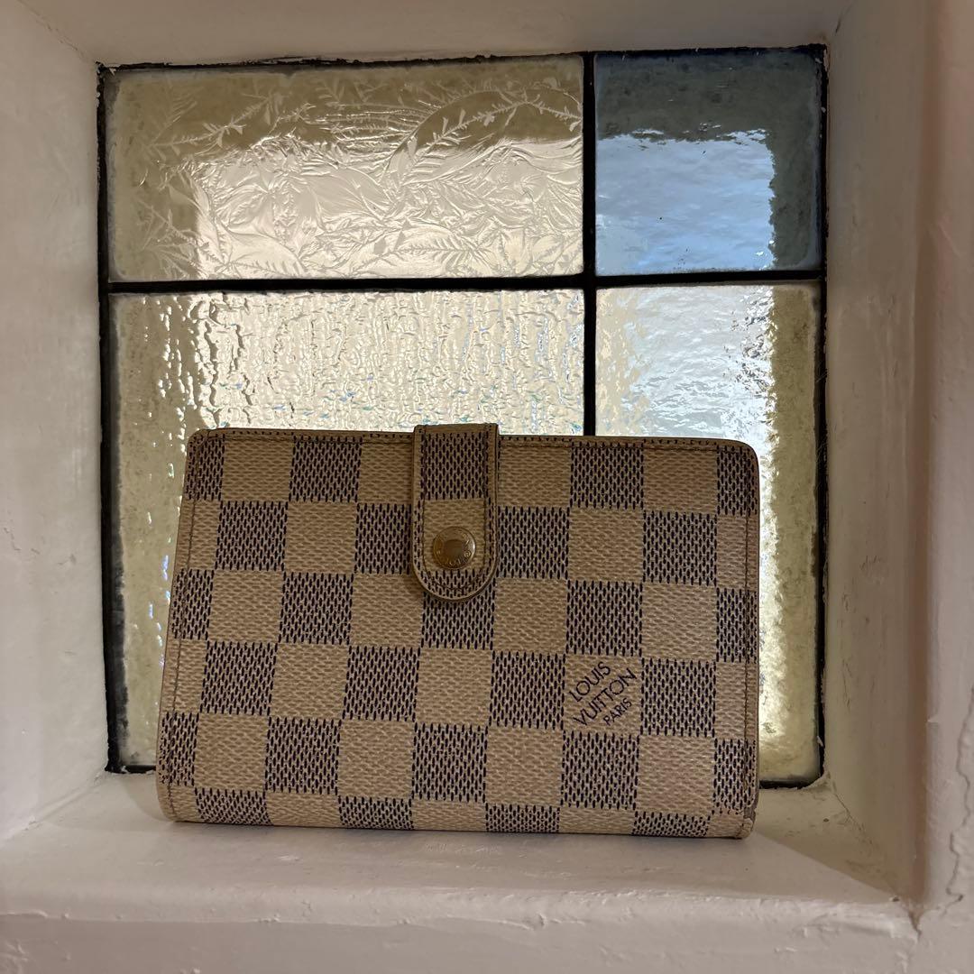 ユ*ィ様 ルイ・ヴィトン ポルトフォイユ ヴィエノワ 二つ折り財布 ダミエアズー