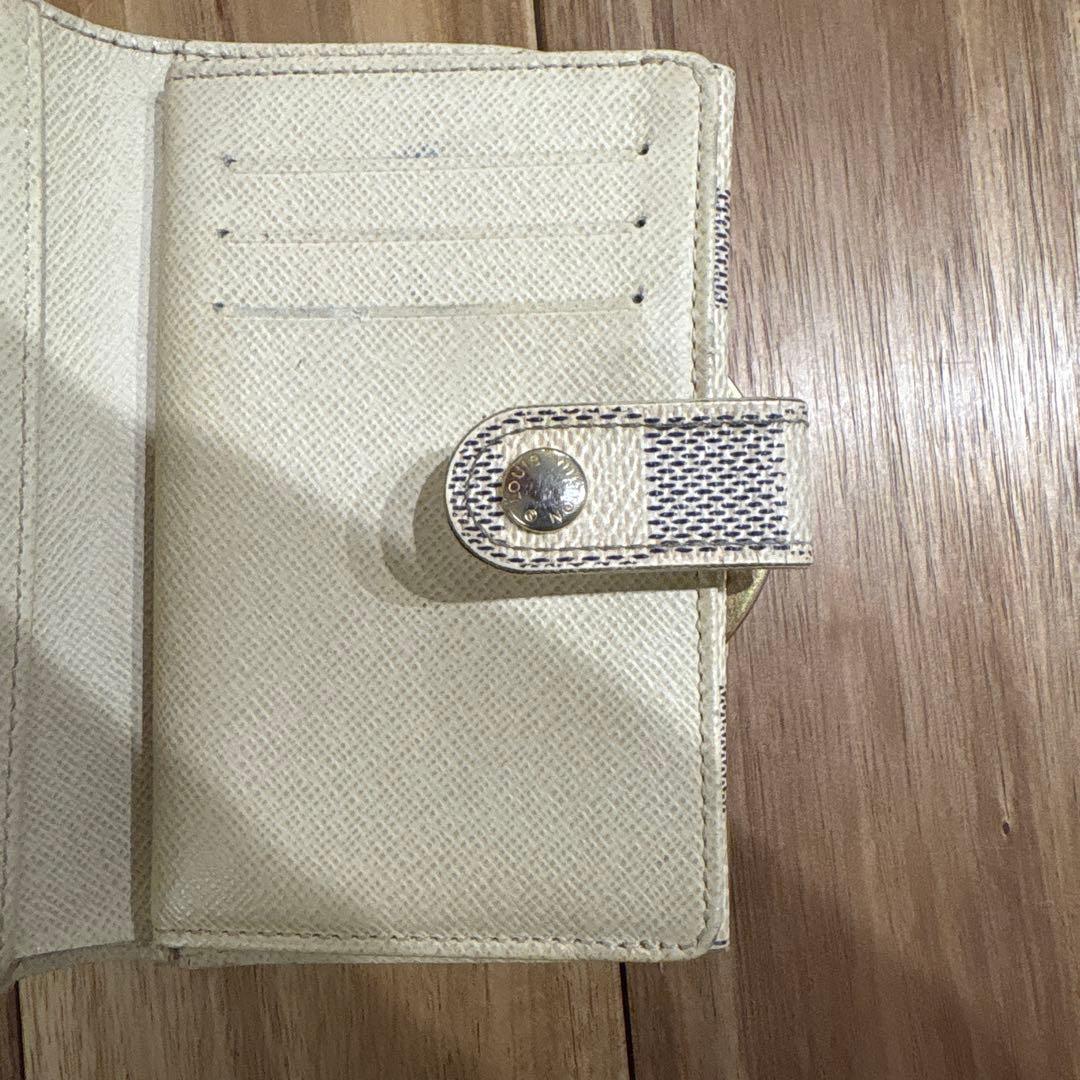 ユ*ィ様 ルイ・ヴィトン ポルトフォイユ ヴィエノワ 二つ折り財布 ダミエアズー