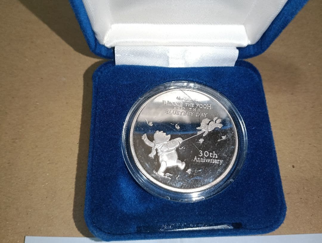 断*離様 ディズ二ー くまのプーさん30周年シルバーメダル 純銀 シリアルナンバ