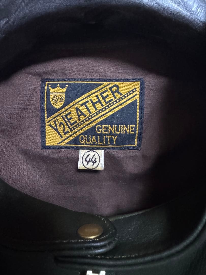 N*ん様 【ディアのような質感】Y2 Leather 水染カウオイル オリーブ4