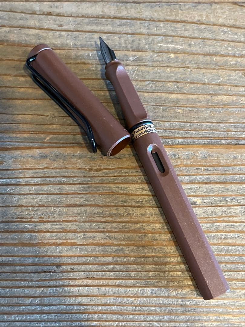 LAMY×LINE FRIENDS万年筆 (BROWN in the red)