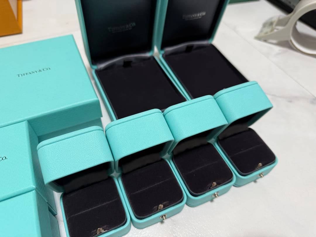 ティファニー ジュエリーボックス 指輪 ネックレス 空き箱 12個セット