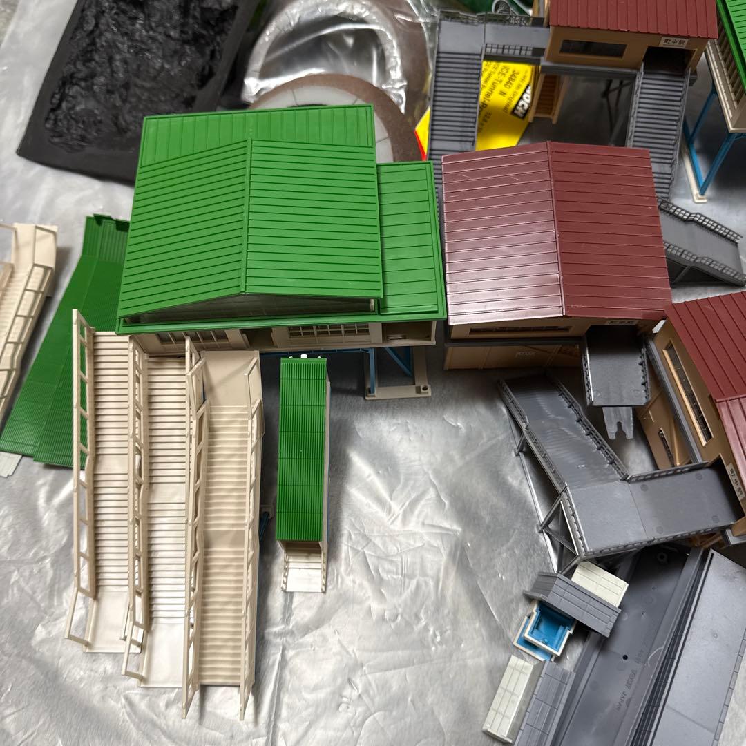 ［ジャンク］鉄道模型　Nゲージ　ストラクチャー　大型トラス橋他　大量　まとめ