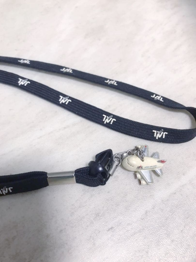 JAL ストラップ　飛行機付　20年前のデザイン