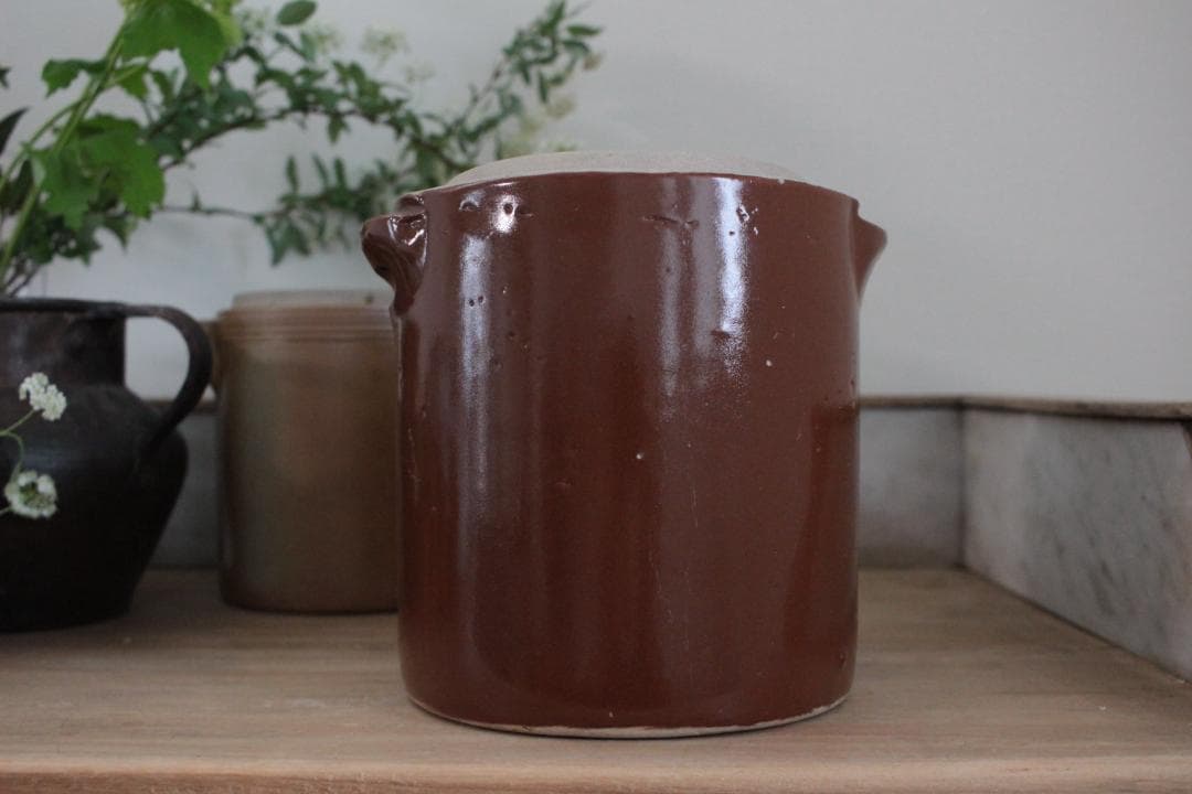 【B】フランスの素朴なジャーポット/保存容器