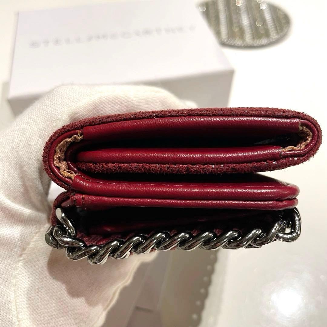 値下げ⭐︎ 美品 Stella McCartney ファラベラ 三つ折り財布 赤