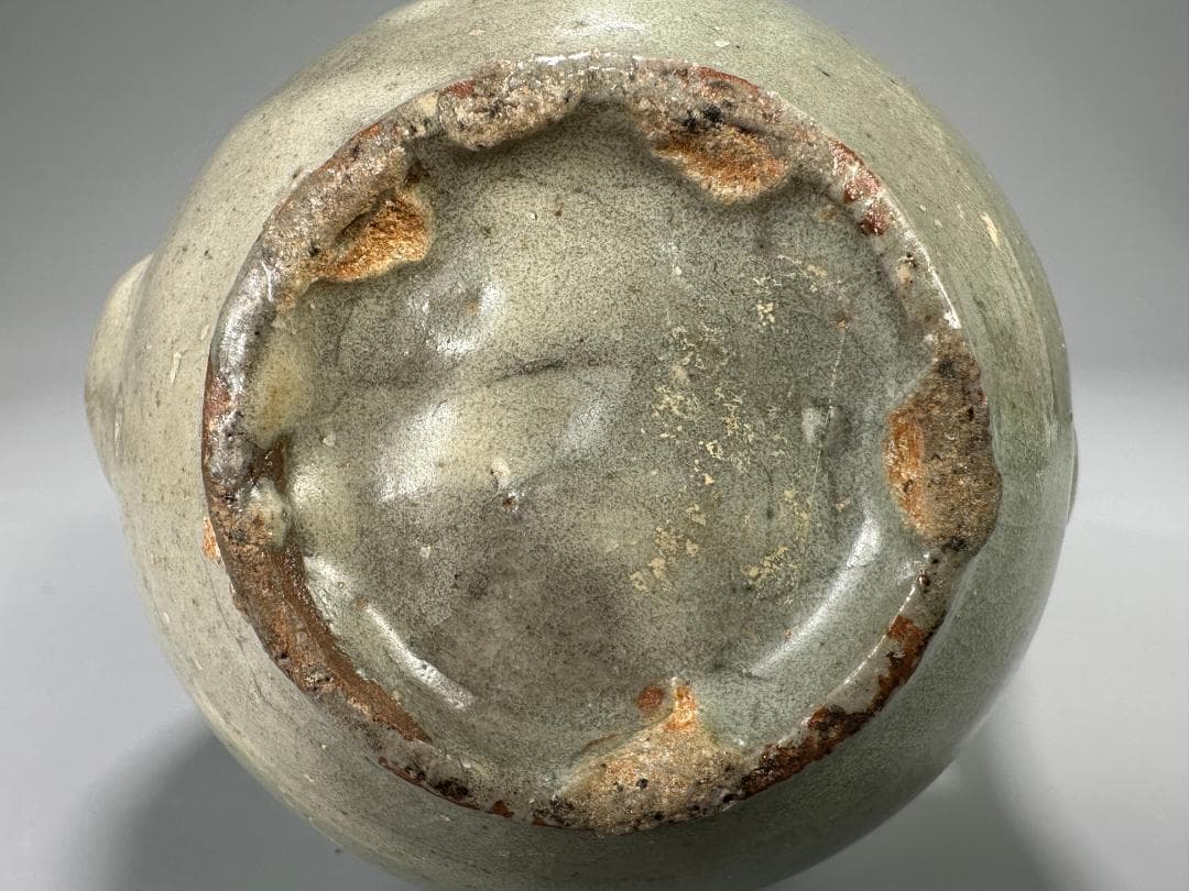 韓国美術　高麗～李朝時代　高麗青磁　象嵌魚柳文　急須　水注　金継　朝鮮古陶磁