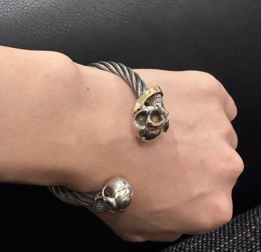 【美品レア】Bill Wall Leather/BWL ケーブルワイヤーバングル