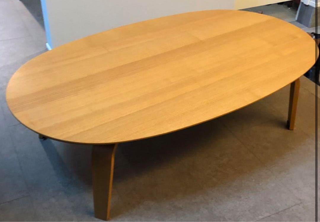 無印良品　楕円形こたつ 1340×770×350mm