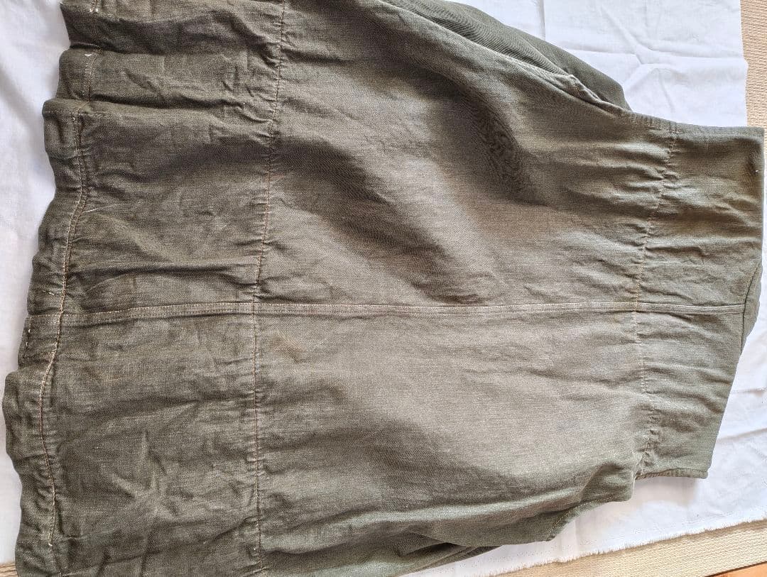 vintage イギリス軍 グリーンデニムベスト