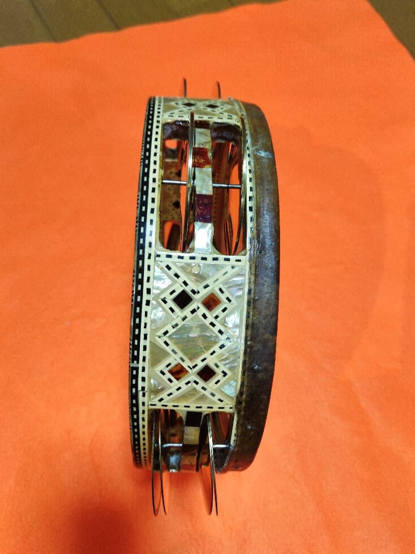 ☆アラブタンバリン レク【魚皮】 Gawharet-Elfan　エジプト製☆