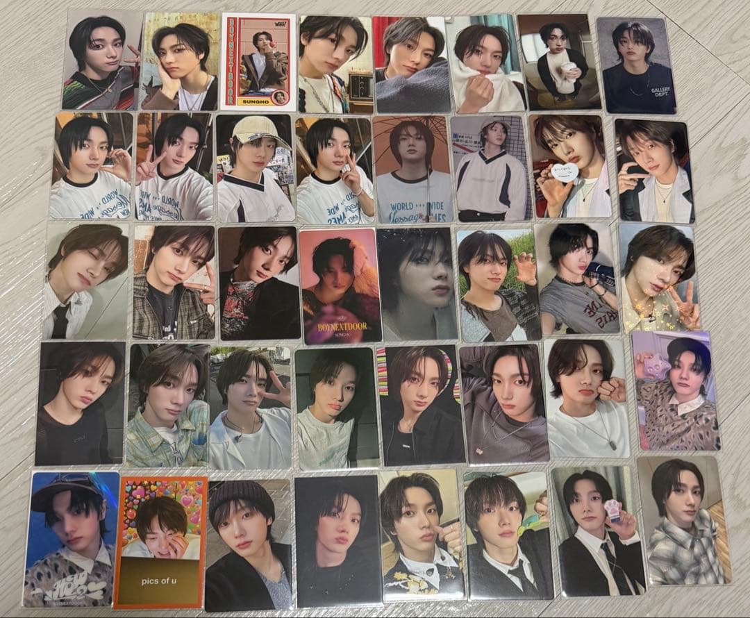 boynextdoor ソンホ　トレカセット　ラキドロ